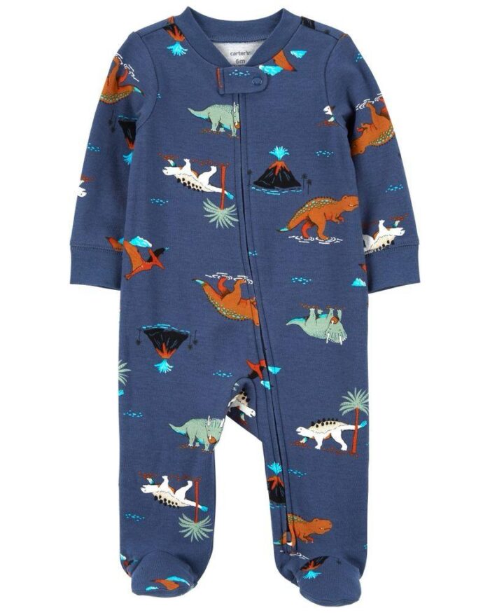 Carter's Pijama con piecito, estampado de Dinosaurios